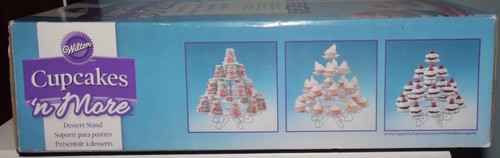 WILTON Cupcakes N More Dessert Stand Holds 23 Standard size Cupcakes - Picture 3 of 7