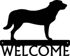 Anatolian Shepherd Dog Welcome Sign - Made in America - Outdoor Decor
