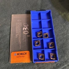 KORLOY CCMT 32.52 HMP PC9030 CCMT09T308 Carbide Inserts 6pcs. (C15)