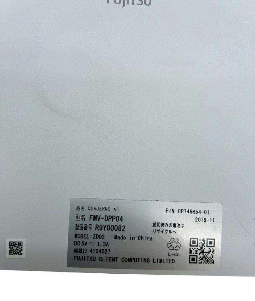 Fujitsu QUADERNO A5 Digital Notebook FMV-DPP04 | eBay