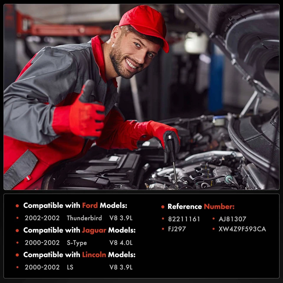 8x Inyector de combustible para Ford Thunderbird 2002 Jaguar S-Type 2000-2002 Lincoln LS Foto 2 de 4