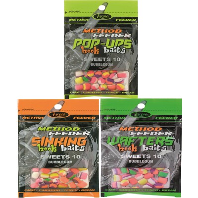 METHOD FEEDER HOOK BAITS SWEETS SINKING POP-UP WAFTERS KARPFENKÖDER Hakenpellets
