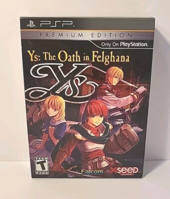 Ys: The Oath in Felghana Premium Edition (Sony PSP, 2010) BRAND NEW OPEN BOX