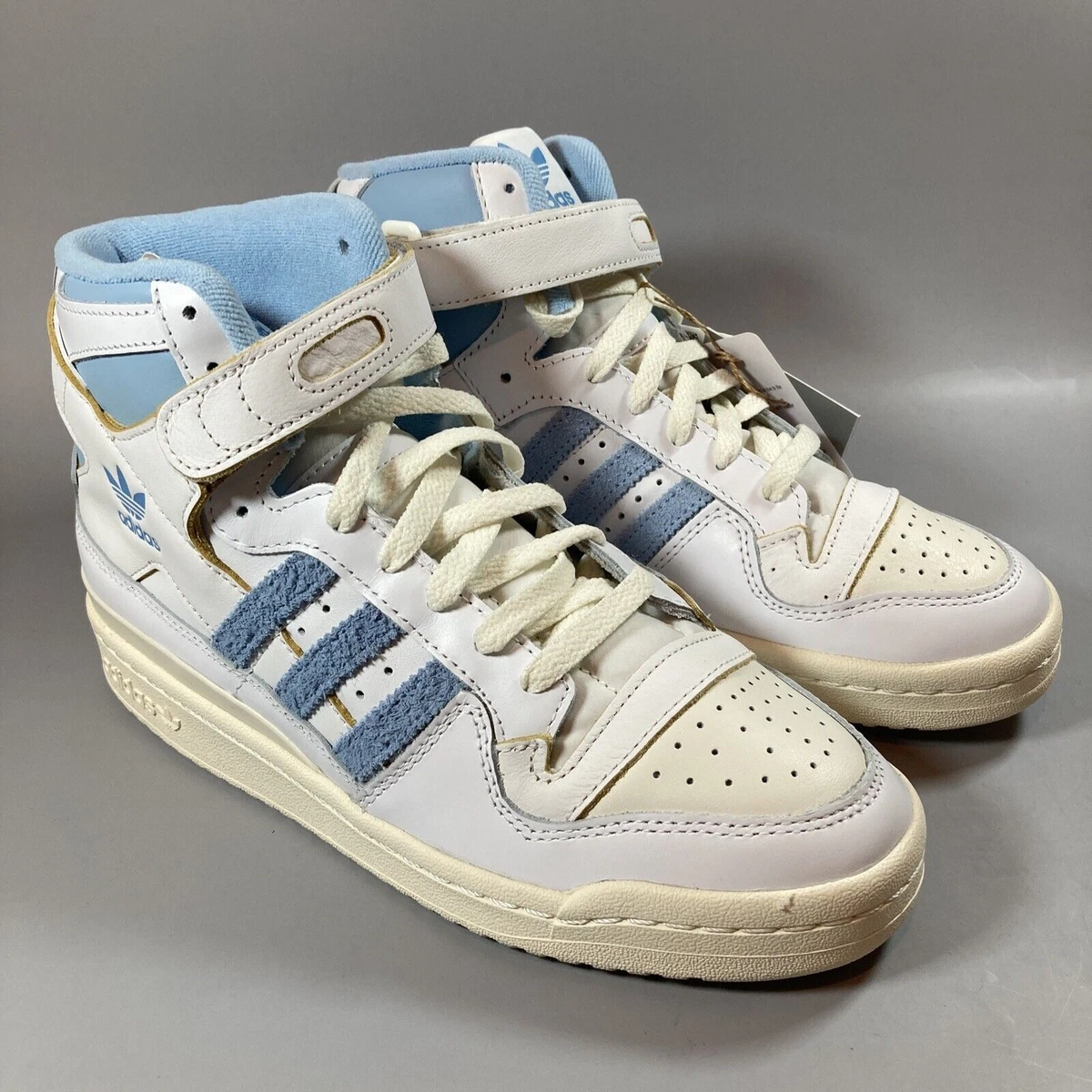 Adidas Forum 84 HI High OG UNC Men's University Blue Off White Sail Shoes  GW5924