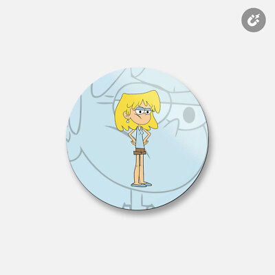 The Loud House Cartoon Lori | 4'' X 4'' Round Decorative Magnet