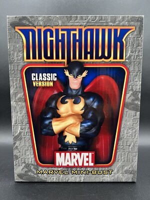 Nighthawk Classic Mini-Bust Statue 2008 Marvel Bowen Designs 1460/1500 New NIB