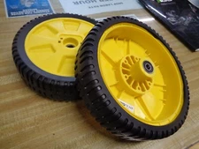 2 - AM115138, M111151, TWO WHEELS JOHN DEERE 12SB 14SB 14SE JE75 JX75