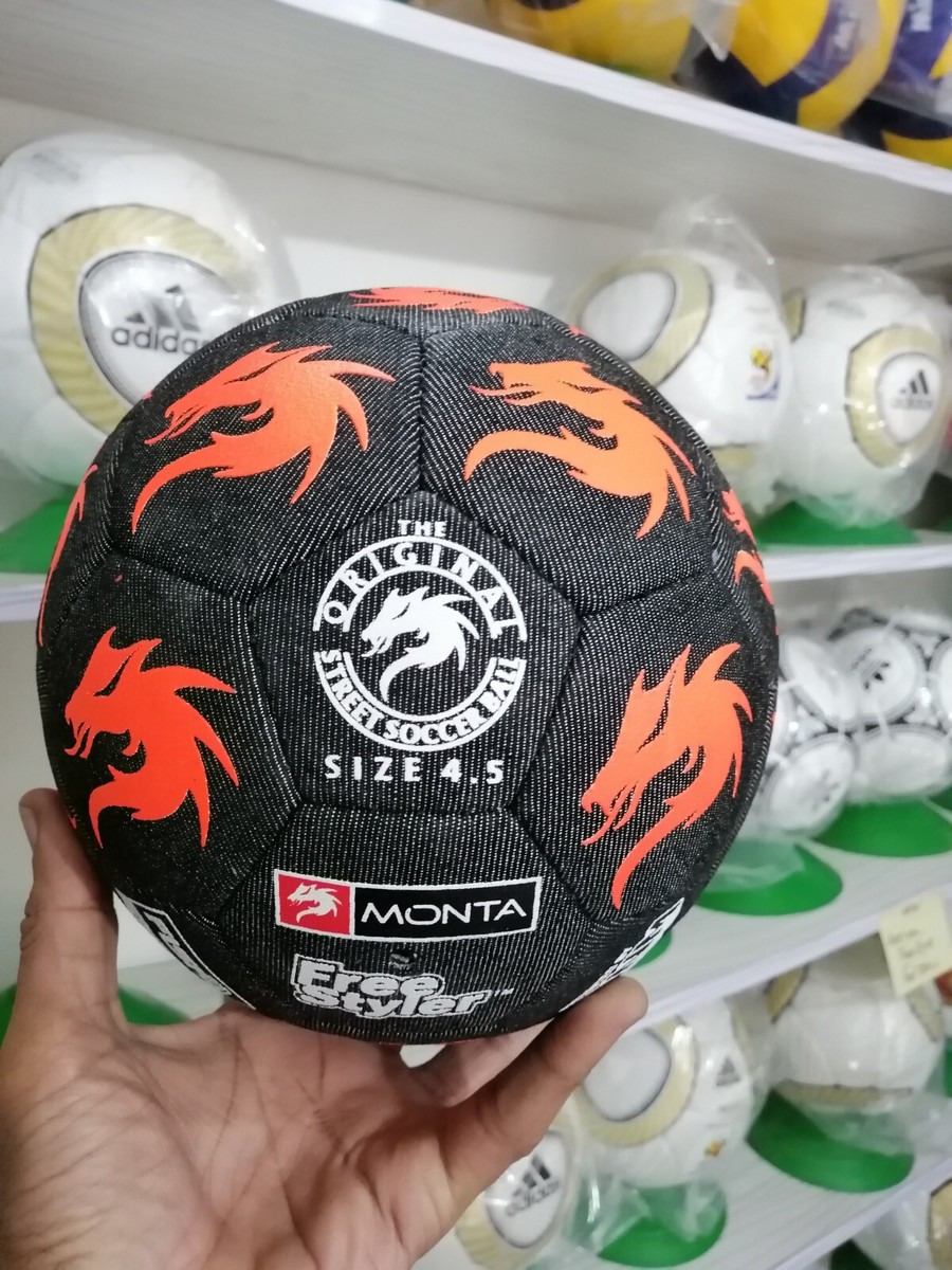 Monta Black Freestyle Soccerball Size 4.5 Street ball | eBay