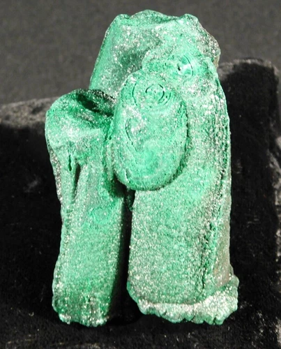 Big! Healed Malachite CAVE STALACTITE or Stalagmite Cluster The Congo 345gr