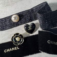 Authentic Chanel Seasonal Edition Packaging Clasp / Button Camellia 2023  2024