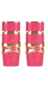 2Pcs Lattafa Yara Candy Luscious Candied Fruits Fragrance 3.4fl oz./100ml