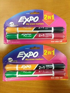 Expo Dual 2-in-1 Dry Erase Markers 1944654 San1944654