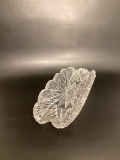 Vintage Early American Cut Glass Celery Boat