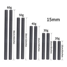 15mm Carbon Fibre DSLR Rig Rail Rods 6"/8"/10"/12"/16