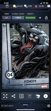 Topps Marvel Collect Digital 12 Days of Topps Venom S1 Silver Insert