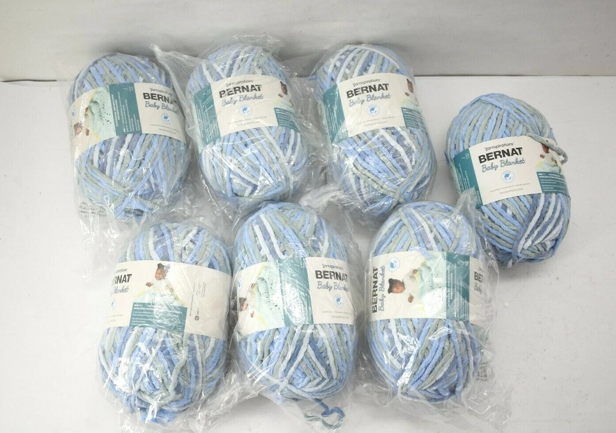 Bernat Baby Blanket Big Ball Yarn - Lovely Blue