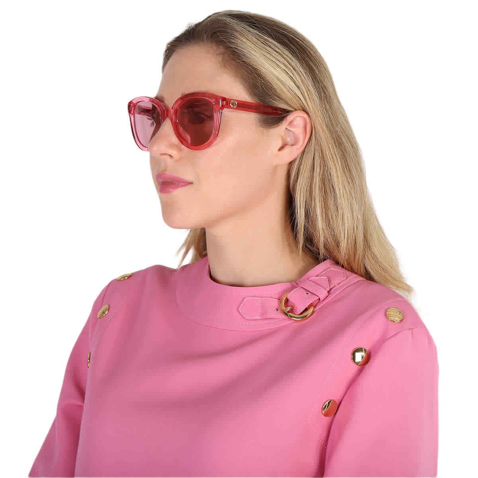 Gucci Pink Cat Eye Ladies Sunglasses GG1315S 005 54 GG1315S 005 54 eBay