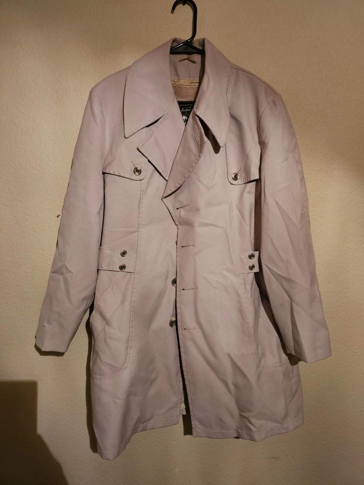 mr ronald for grais rain coat with removable liner Size 38