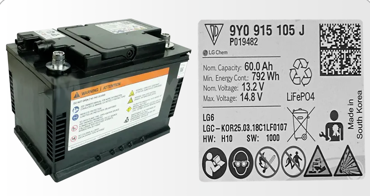 Lamborghini Lithium Battery Repair Service 909151050Y 90915105CY