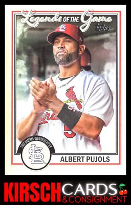Albert Pujols 2023 Topps #LG-30 Legends of the Game St. Louis