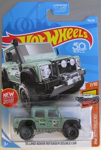 hot wheels land rover double cab