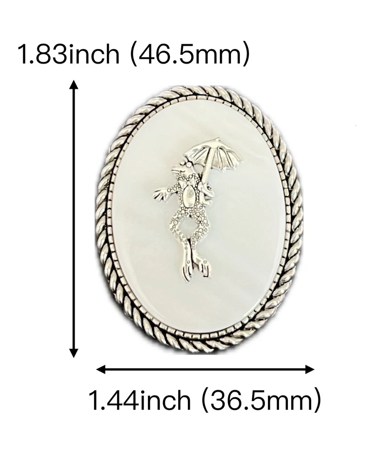 Madre de la Perla y Plata Rana Bolo Corbata 39 pulgadas Cuero Western Collar de Boda Foto 3 de 4