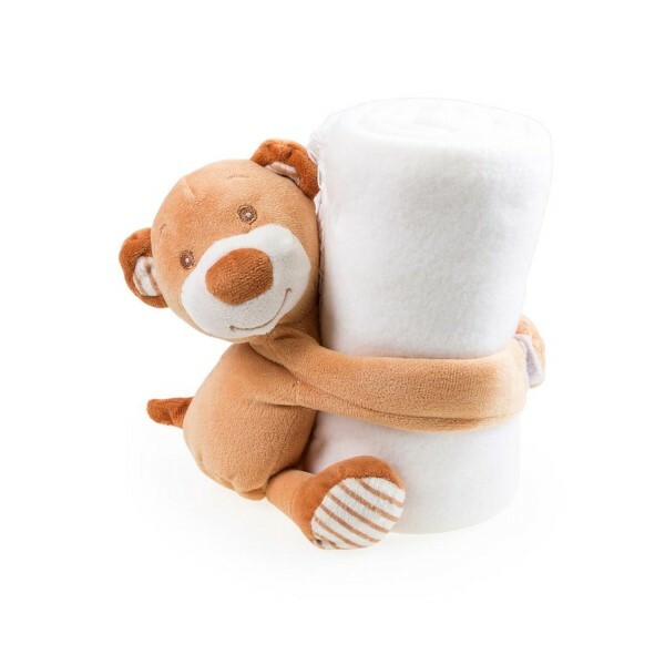 Couverture Polaire Pour Enfants Avec Peluche Ours (100 X 75 Cm) 144721