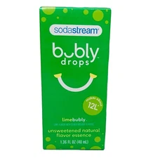SodaStream Bubly drops Lime Fruit Drops 1.36oz NEW