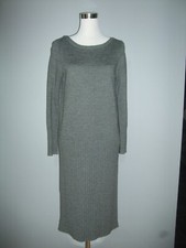 Lou & Gray for LOFT Gray Sweater Dress Size Small