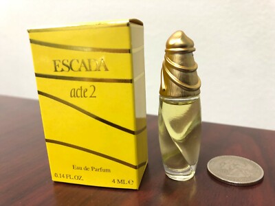 Escada Acte2 100ml ヴィンテージ ESCADA ACT 2 by ESCADA BEAUTY S.A 0.14 oz / 4 ML Eau De Parfum