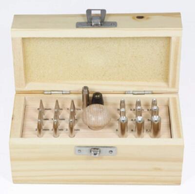 The Beadsmith 18 Stück Lünette & Krappenfassung Locher Set 0,75-7,75 mm BPUN018