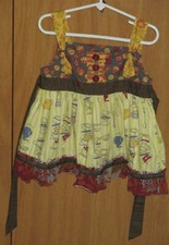 MATILDA JANE Size 4 Character Counts Dagney Tea Cup Knot Top