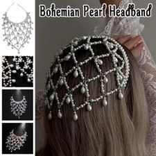 Boho Pearl Headband Vintage Hair Accessorie Headwear Girls Jewelry Charming