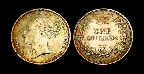 1881 Victoria Shilling — photo from the most recent tracked eBay sale