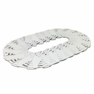 Table Train Oval Shaped Lazy Susan for Tables 1 Set TTO-A-Grey (small version)