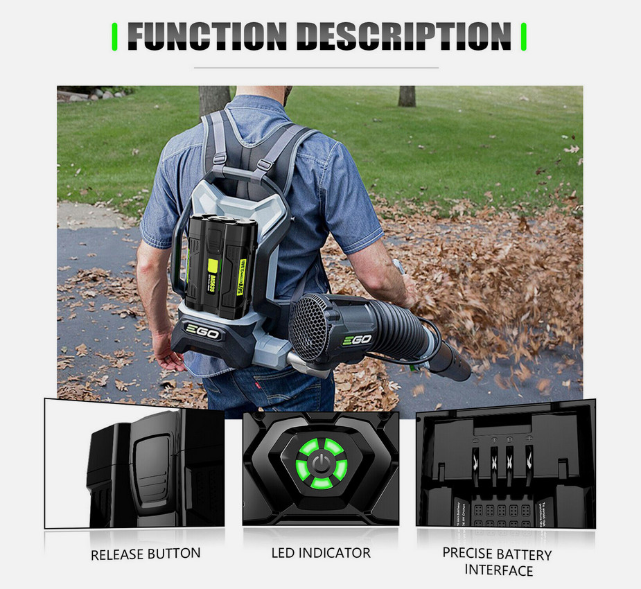 56V Battery 5.0Ah For EGO 56volt BA1400T BA4200 BA2800 Replacement Battery