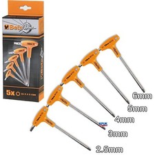 Beta Tools 96ts5p 5 Piece T Bar Hex Set Brand New Karting Kart Parts Uk