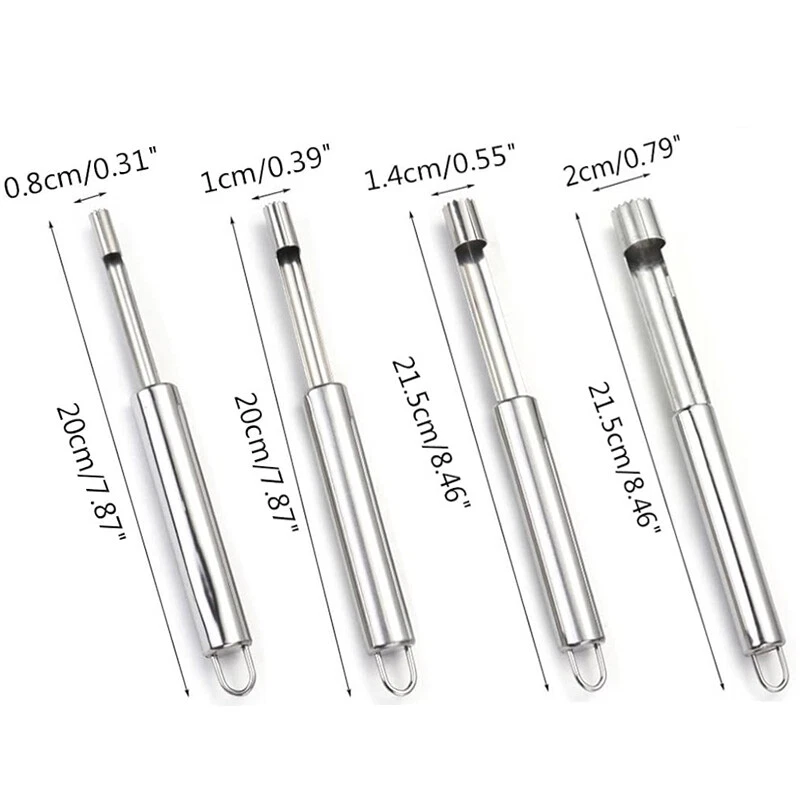 Edelstahl Apfelentkerner Apfelausstecher Obst Fruchtentkerner Entkerner Remover - Bild 2 von 4