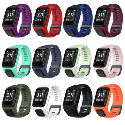 Silicone Sport Wrist Strap Band For TomTom Runner 2 3 Spark 3 Cardio Smart  Watch | eBay