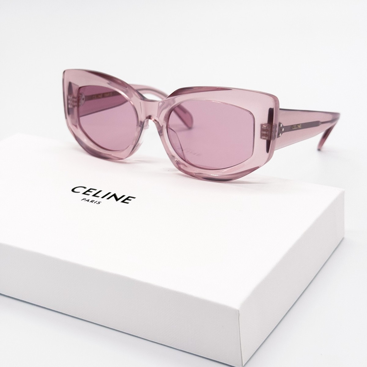 NEW CELINE CL40277F 72Y WOMEN PINK SUNGLASSES CELINE Sunglasses Celine Pink in Plastic - 55666730 main image 3