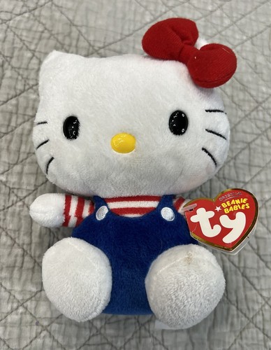 Hello Kitty Ty Beanie Baby + Ty Hello Kitty Keychain Lot Of 2 - Picture 13 of 24