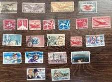 Grouping of US Used Air Mail Stamps