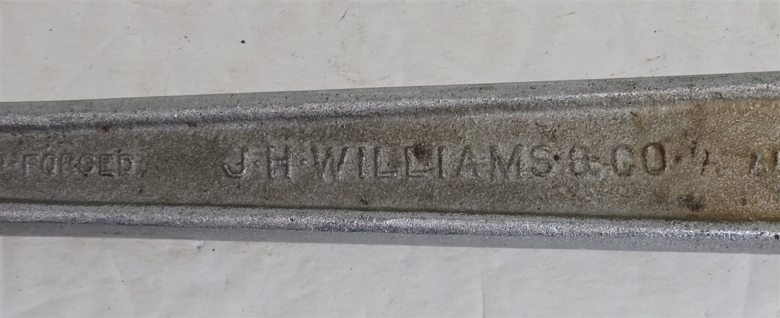 Vintage JH Williams & Co Superjustable 8" Drop Forged Alloy B Wrench Made in USA