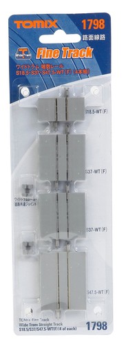 TOMIX N Gauge Wide Tram Flying Lail S18.5 S37 S47.5-WT F Juego de 4 piezas 1798 Railwa | Zustand: New