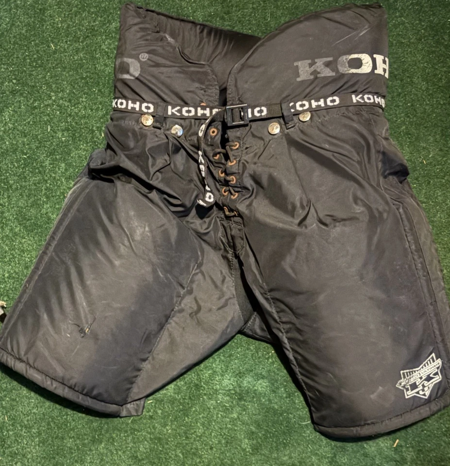 Pantalones de hockey Koho vintage para adultos mayores medianos 32-34" negros Foto 2 de 4