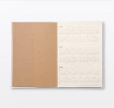   A6  MUJI Monthly planner starting on Monday, starting in March 2026 Pocket book