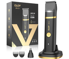 Groin  Body Hair Trimmer for Men - Electric Shaver for Pubic Hair, Chest, Legs