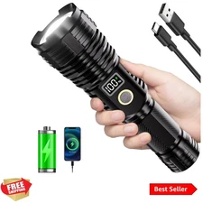 Rechargeable LED Flashlight with 15-Hour Runtime - Perfect for Emergencies