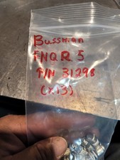 1 BAG OF 13pc Bussmann FNQ-R-5 5A 600Vac Fuses