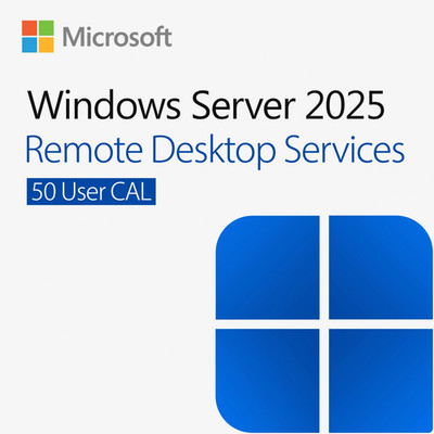 Remote Desktop Services 50 User ConnectionsFor Windows Server 2025 - 50 User CAL